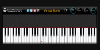Virtual keyboard piano